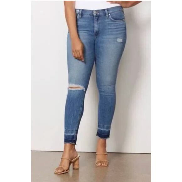 HUDSON JEANS NWT Nico Skinny Denim Jean in Roses Wash // 26 - Picture 1 of 12